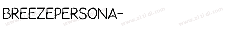 BreezePersona字体转换