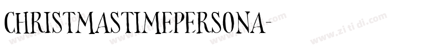 ChristmasTimePersona字体转换