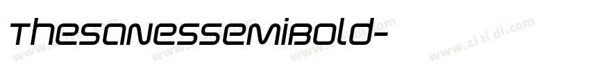 TheSanesSemiBold字体转换