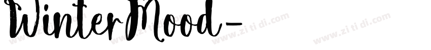 WinterMood字体转换