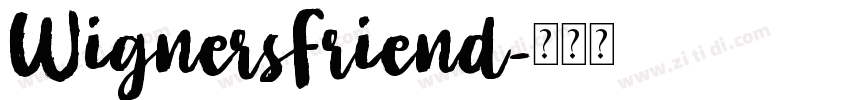 WignersFriend字体转换