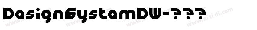 DesignSystemDW字体转换