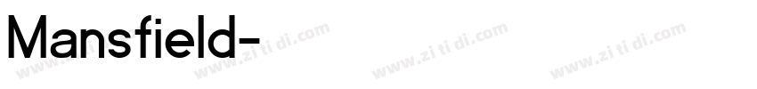 Mansfield字体转换