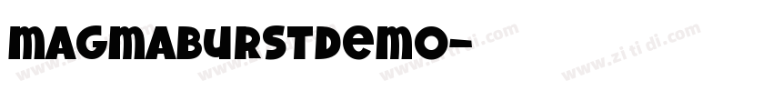 MagmaBurstDemo字体转换