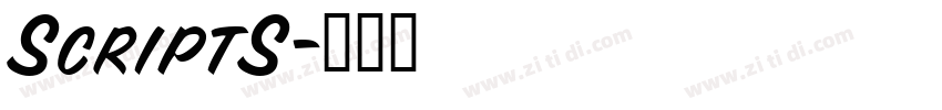 ScriptS字体转换