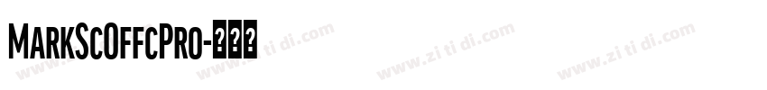 MarkScOffcPro字体转换