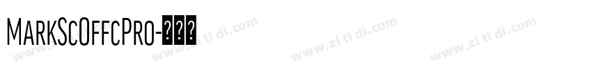 MarkScOffcPro字体转换