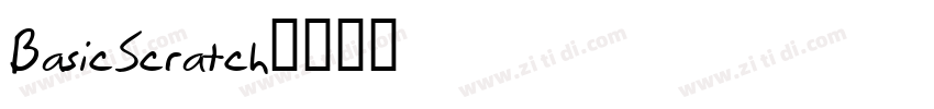 BasicScratch字体转换