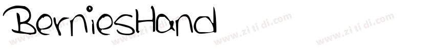 BerniesHand字体转换