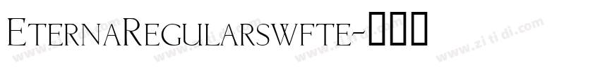 EternaRegularswfte字体转换