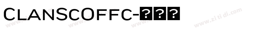 ClanScOffc字体转换