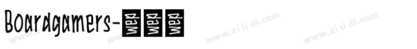 Boardgamers字体转换