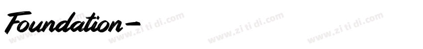 Foundation字体转换 Foundation字体转换