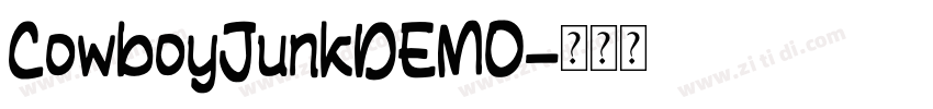 CowboyJunkDEMO字体转换