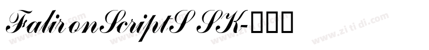 FalironScriptSSK字体转换