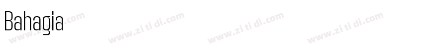 Bahagia字体转换