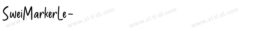SweiMarkerLe字体转换