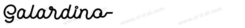 Galardino字体转换