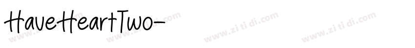 HaveHeartTwo字体转换