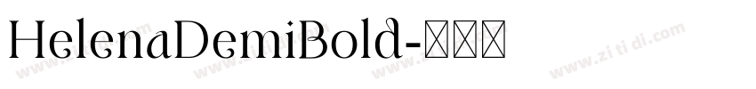 HelenaDemiBold字体转换