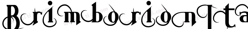 BrimborionItalique字体转换