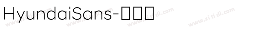 HyundaiSans字体转换