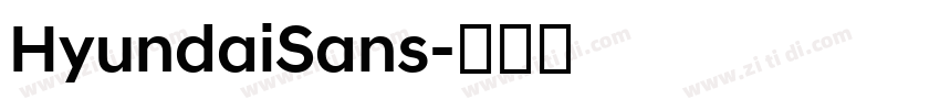 HyundaiSans字体转换