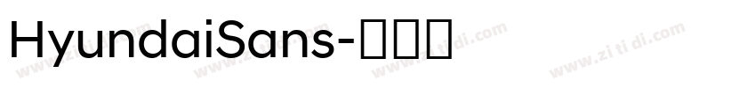 HyundaiSans字体转换