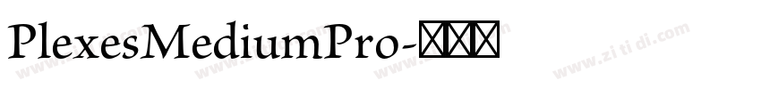PlexesMediumPro字体转换
