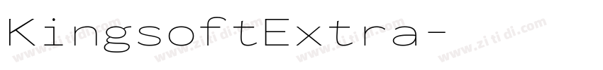 KingsoftExtra字体转换