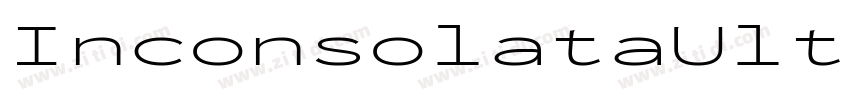 InconsolataUltraCond字体转换