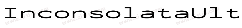 InconsolataUltraCond字体转换