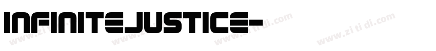 InfiniteJustice字体转换