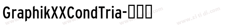 GraphikXXCondTria字体转换