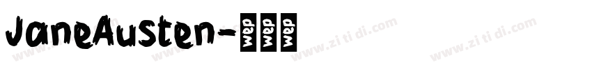JaneAusten字体转换