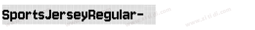 SportsJerseyRegular字体转换