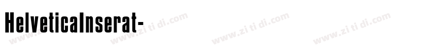 HelveticaInserat字体转换