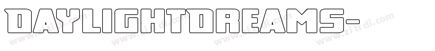 DaylightDreams字体转换