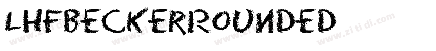 LHFBeckerRounded字体转换