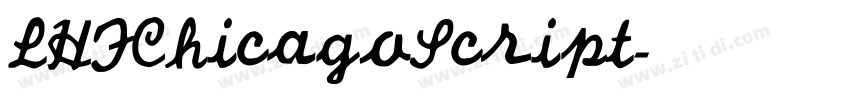 LHFChicagoScript字体转换