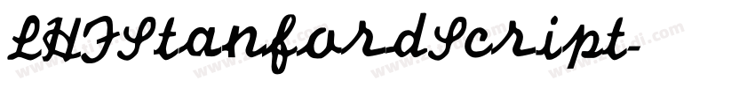 LHFStanfordScript字体转换
