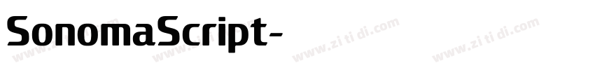 SonomaScript字体转换