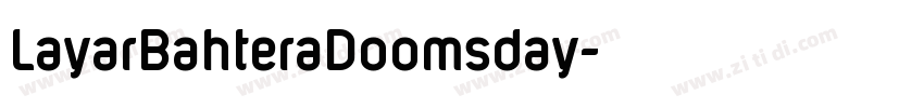 LayarBahteraDoomsday字体转换