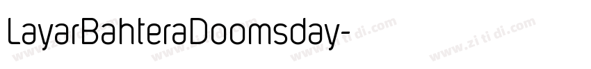 LayarBahteraDoomsday字体转换