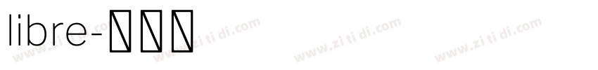 libre字体转换