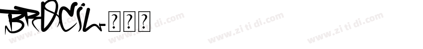 brocil字体转换