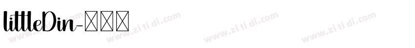 littleDin字体转换