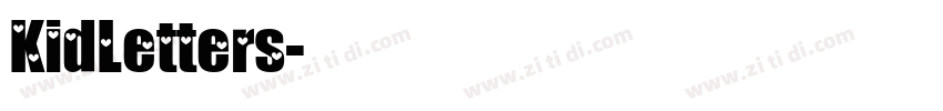 KidLetters字体转换