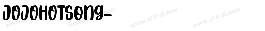 JOJOHOTSong字体转换