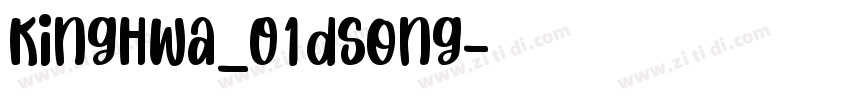 KingHwa_O1dSong字体转换